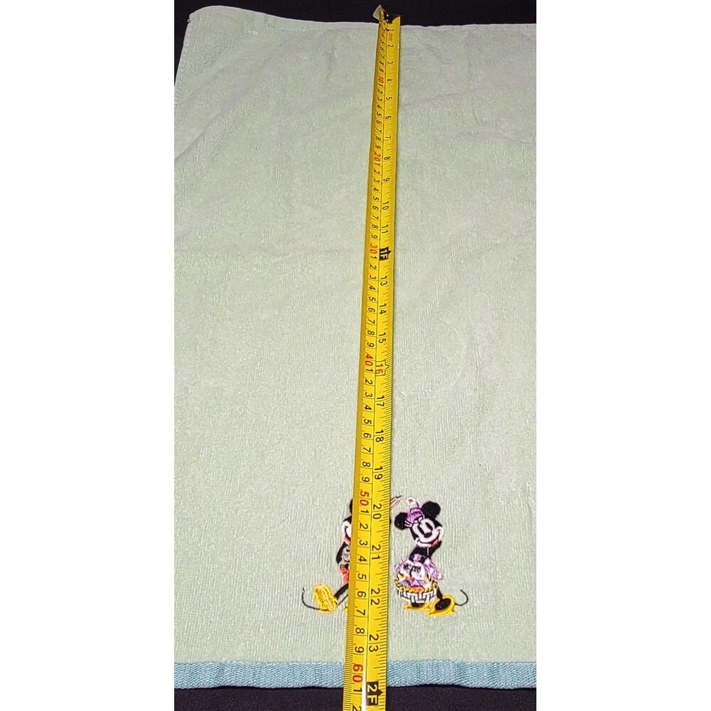 Disney Mickey & Minnie Easter Hand / Kitchen Towel Embroidered 16x24 Kohls - Picture 7 of 11